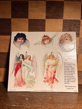 Cardboard Angel Ornaments